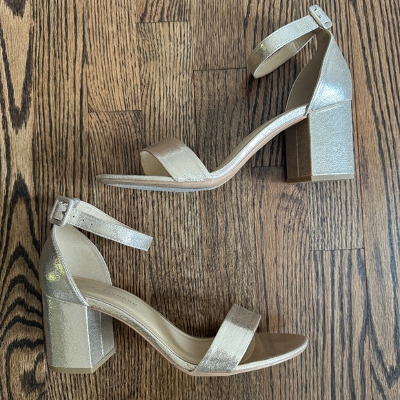 CL by Chinese Laundry Champagne Chunky Heel - Picture 2 of 7